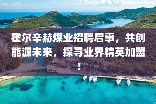 霍爾辛赫煤業(yè)招聘啟事，共創(chuàng)能源未來，探尋業(yè)界精英加盟！