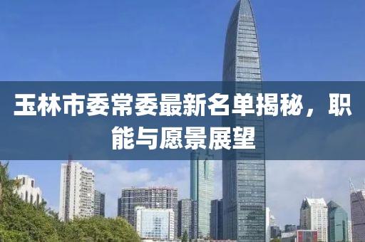 玉林市委常委最新名單揭秘，職能與愿景展望