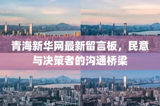 青海新華網最新留言板，民意與決策者的溝通橋梁