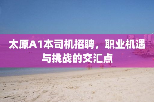 太原A1本司機招聘，職業(yè)機遇與挑戰(zhàn)的交匯點