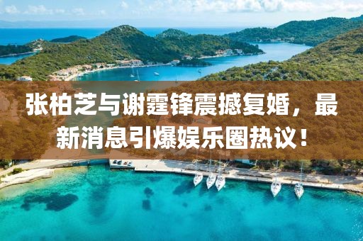 張柏芝與謝霆鋒震撼復(fù)婚，最新消息引爆娛樂圈熱議！
