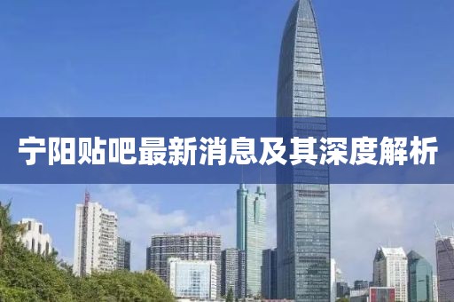 寧陽(yáng)貼吧最新消息及其深度解析