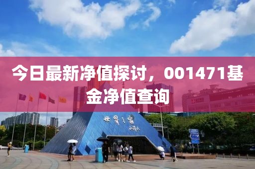 今日最新凈值探討，001471基金凈值查詢