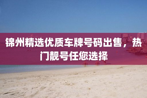 錦州精選優(yōu)質(zhì)車牌號(hào)碼出售，熱門靚號(hào)任您選擇