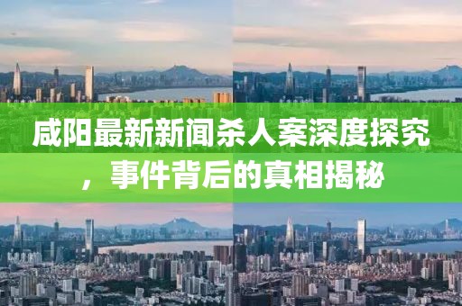 咸陽(yáng)最新新聞殺人案深度探究，事件背后的真相揭秘