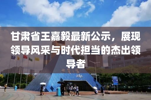 甘肅省王嘉毅最新公示，展現(xiàn)領(lǐng)導(dǎo)風(fēng)采與時(shí)代擔(dān)當(dāng)?shù)慕艹鲱I(lǐng)導(dǎo)者
