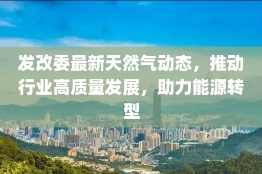 發(fā)改委最新天然氣動(dòng)態(tài)，推動(dòng)行業(yè)高質(zhì)量發(fā)展，助力能源轉(zhuǎn)型