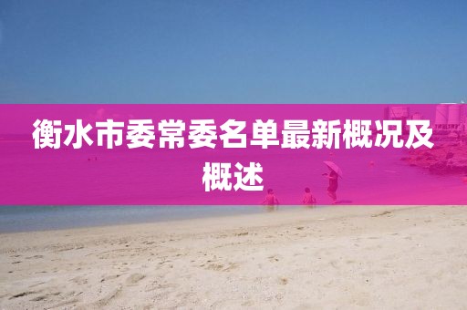 衡水市委常委名單最新概況及概述