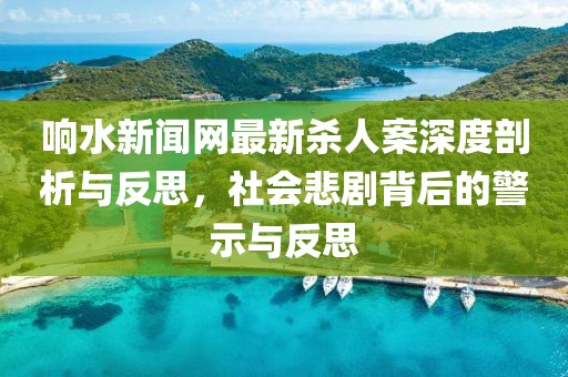 響水新聞網(wǎng)最新殺人案深度剖析與反思，社會悲劇背后的警示與反思