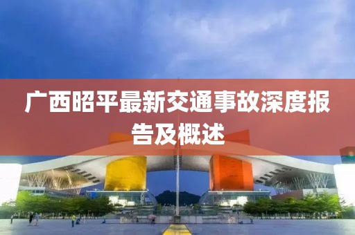 廣西昭平最新交通事故深度報(bào)告及概述