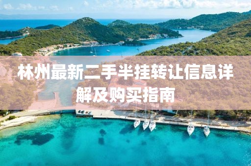 林州最新二手半掛轉(zhuǎn)讓信息詳解及購(gòu)買(mǎi)指南