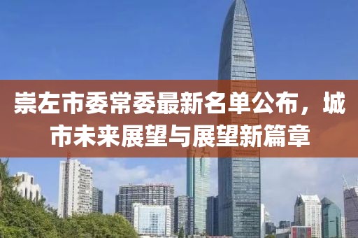 崇左市委常委最新名單公布，城市未來展望與展望新篇章