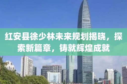 紅安縣徐少林未來(lái)規(guī)劃揭曉，探索新篇章，鑄就輝煌成就
