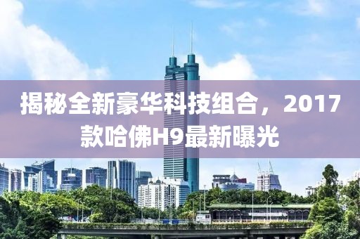 揭秘全新豪華科技組合，2017款哈佛H9最新曝光