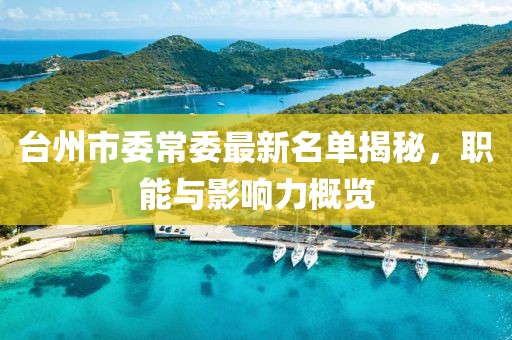 臺州市委常委最新名單揭秘，職能與影響力概覽