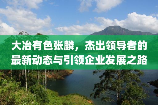大冶有色張麟，杰出領(lǐng)導(dǎo)者的最新動(dòng)態(tài)與引領(lǐng)企業(yè)發(fā)展之路