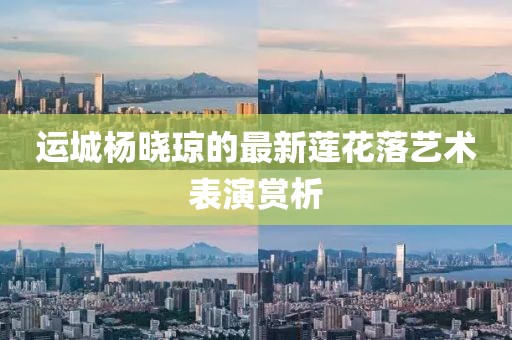 運城楊曉瓊的最新蓮花落藝術(shù)表演賞析