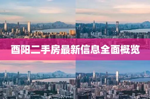 酉陽(yáng)二手房最新信息全面概覽