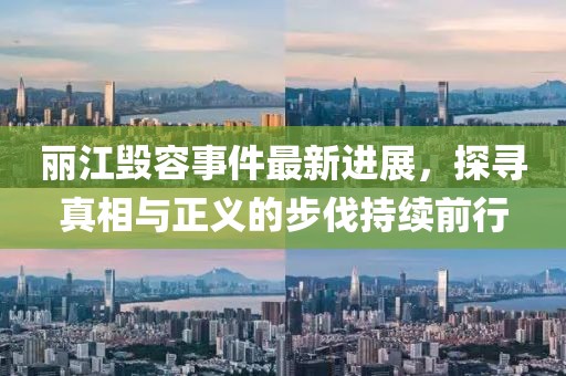 麗江毀容事件最新進(jìn)展，探尋真相與正義的步伐持續(xù)前行