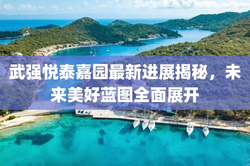 武強(qiáng)悅泰嘉園最新進(jìn)展揭秘，未來美好藍(lán)圖全面展開