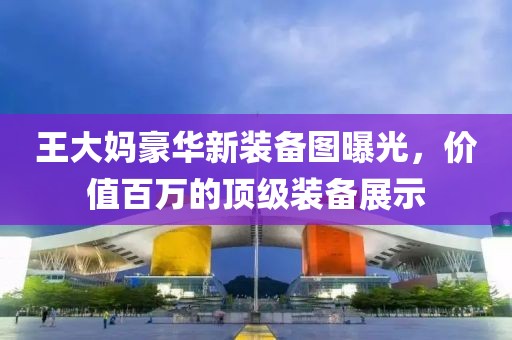 王大媽豪華新裝備圖曝光，價值百萬的頂級裝備展示