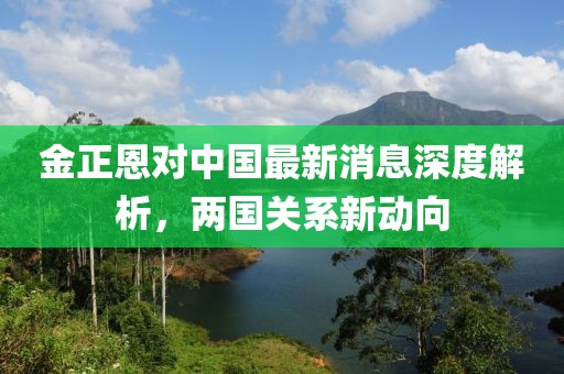 金正恩對中國最新消息深度解析，兩國關(guān)系新動(dòng)向