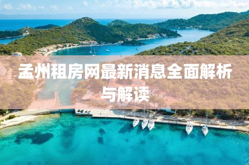 孟州租房網(wǎng)最新消息全面解析與解讀