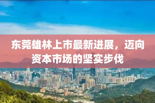 東莞雄林上市最新進(jìn)展，邁向資本市場(chǎng)的堅(jiān)實(shí)步伐