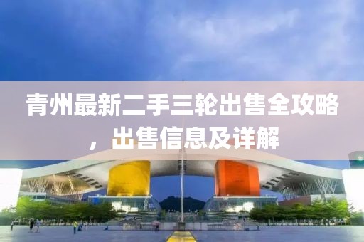 青州最新二手三輪出售全攻略，出售信息及詳解