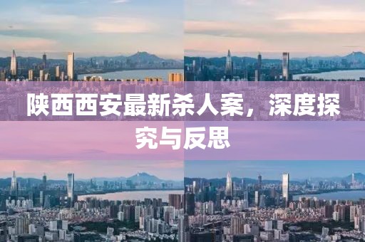 陜西西安最新殺人案，深度探究與反思
