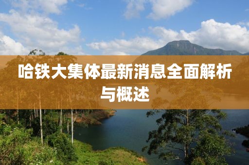 哈鐵大集體最新消息全面解析與概述