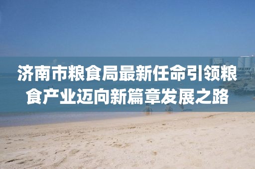 濟(jì)南市糧食局最新任命引領(lǐng)糧食產(chǎn)業(yè)邁向新篇章發(fā)展之路