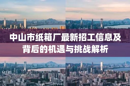 中山市紙箱廠最新招工信息及背后的機遇與挑戰(zhàn)解析