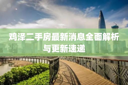 雞澤二手房最新消息全面解析與更新速遞