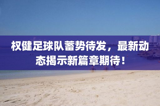 權健足球隊蓄勢待發(fā)，最新動態(tài)揭示新篇章期待！