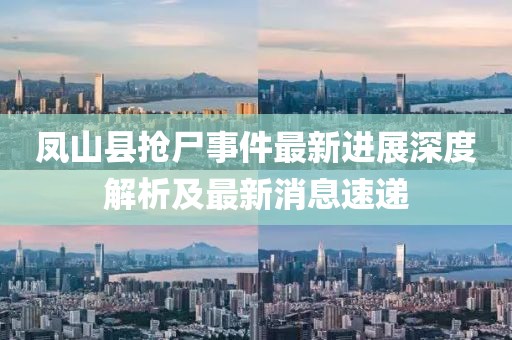 鳳山縣搶尸事件最新進(jìn)展深度解析及最新消息速遞