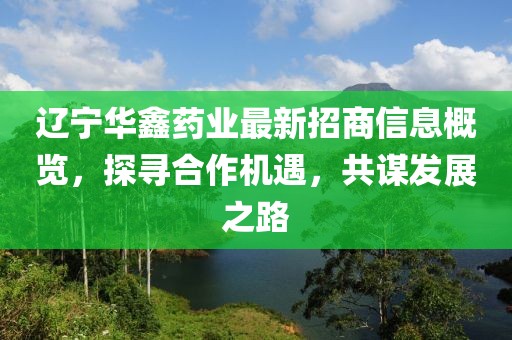 遼寧華鑫藥業(yè)最新招商信息概覽，探尋合作機(jī)遇，共謀發(fā)展之路