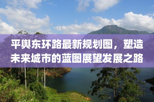 平輿東環(huán)路最新規(guī)劃圖，塑造未來城市的藍圖展望發(fā)展之路