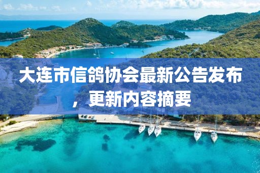 大連市信鴿協(xié)會(huì)最新公告發(fā)布，更新內(nèi)容摘要