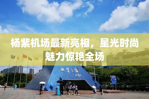 楊紫機場最新亮相，星光時尚魅力驚艷全場