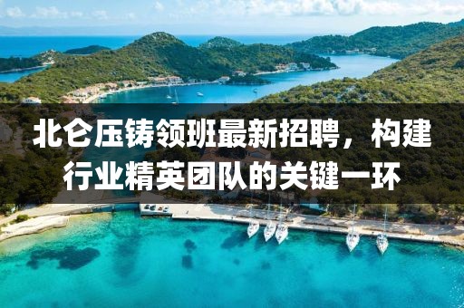 北侖壓鑄領(lǐng)班最新招聘，構(gòu)建行業(yè)精英團隊的關(guān)鍵一環(huán)