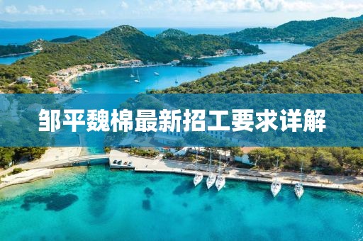 鄒平魏棉最新招工要求詳解