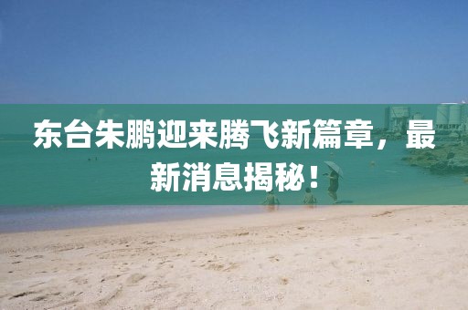 東臺朱鵬迎來騰飛新篇章，最新消息揭秘！