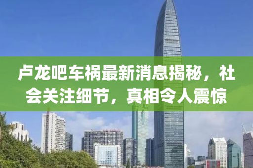 盧龍吧車禍最新消息揭秘，社會關(guān)注細(xì)節(jié)，真相令人震驚