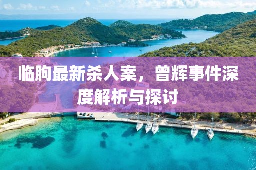 臨朐最新殺人案，曾輝事件深度解析與探討