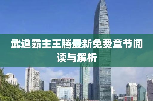 武道霸主王騰最新免費(fèi)章節(jié)閱讀與解析