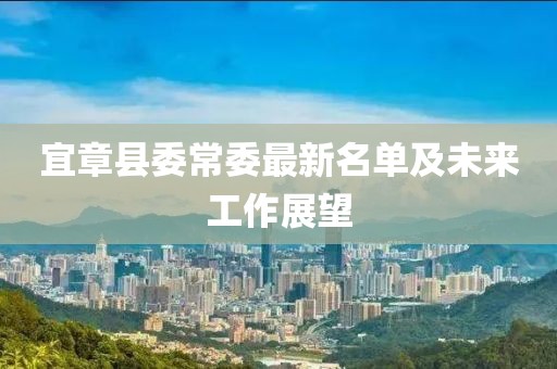 宜章縣委常委最新名單及未來工作展望