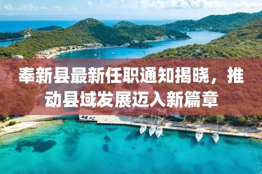 奉新縣最新任職通知揭曉，推動(dòng)縣域發(fā)展邁入新篇章