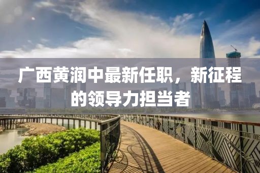 廣西黃潤(rùn)中最新任職，新征程的領(lǐng)導(dǎo)力擔(dān)當(dāng)者