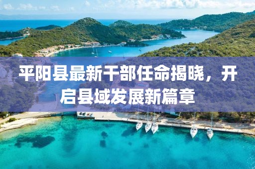 平陽縣最新干部任命揭曉，開啟縣域發(fā)展新篇章